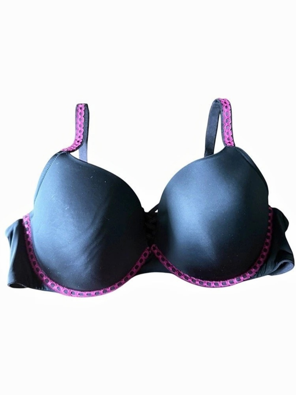 Torrid XO Plunge Push-Up Plunge Push-Up Bra Black 42DDD